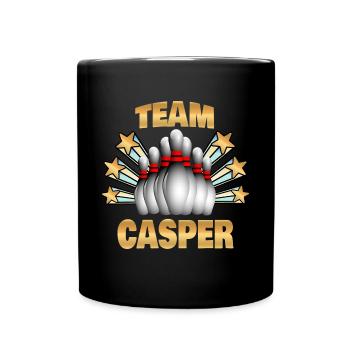 Bowling Casper - Tasse einfarbig - Schwarz - Vorne