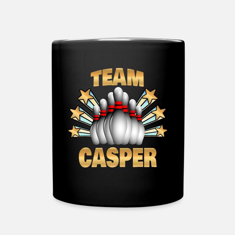 Bowling Casper - Full Colour Mug - black
