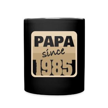 Bollerwagen 1985 - Tasse einfarbig - Schwarz - Vorne