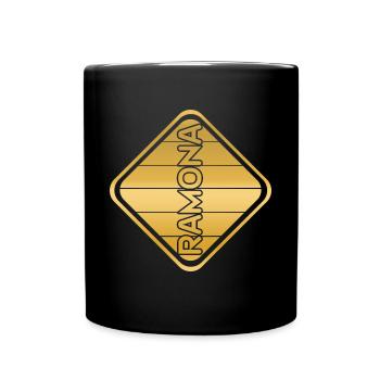 First name Ramona - Full Colour Mug - black - Front