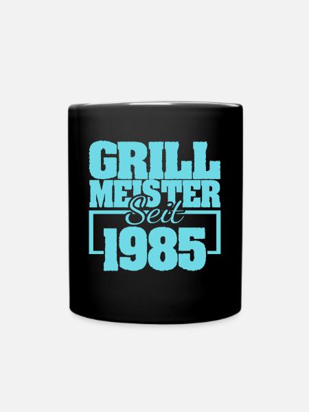 Sommerfest 1985 - Tasse einfarbig - Schwarz