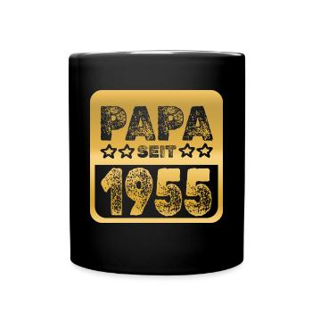 Papa 1955 - Tasse einfarbig - Schwarz - Vorne