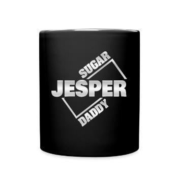 Sugar daddy Jesper - Full Colour Mug - black - Front