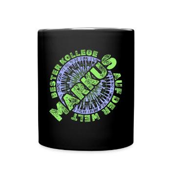 Markus as a staff member - Full Colour Mug - black - Front