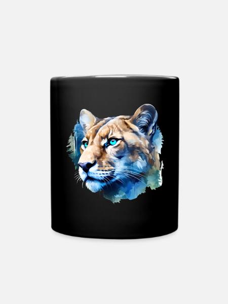 Cougar - Tasse einfarbig - Schwarz