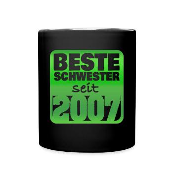 Soeur 2007 - Mug uni - noir - Devant