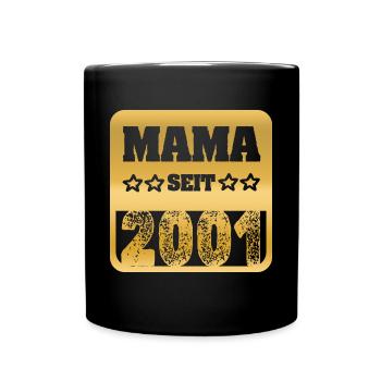 Maman 2001 - Mug uni - noir - Devant