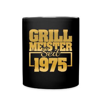 1975 - Tasse einfarbig - Schwarz - Vorne