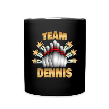 Bowling Dennis - Full Colour Mug - black - Front