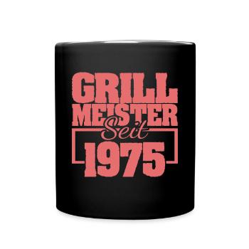 1975 - Tasse einfarbig - Schwarz - Vorne