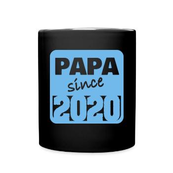 Vater 2020 - Tasse einfarbig - Schwarz - Vorne