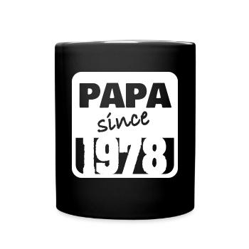 Père 1978 - Mug uni - noir - Devant