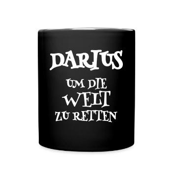 Cadeau pour Darius - Mug uni - noir - Devant
