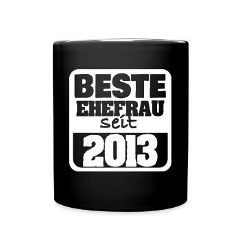 Femme 2013 - Mug uni - noir - Devant