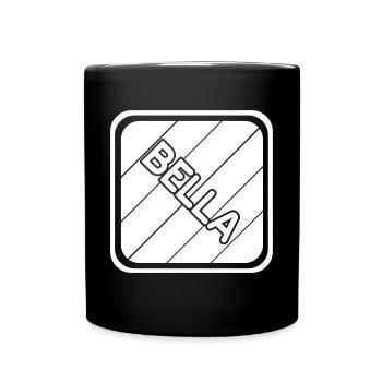Nom de la fille Bella - Mug uni - noir - Devant