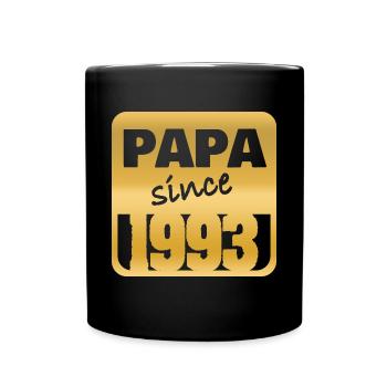 Papa 1993 - Tasse einfarbig - Schwarz - Vorne