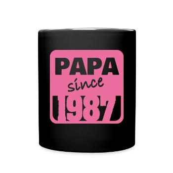 1987 - Tasse einfarbig - Schwarz - Vorne