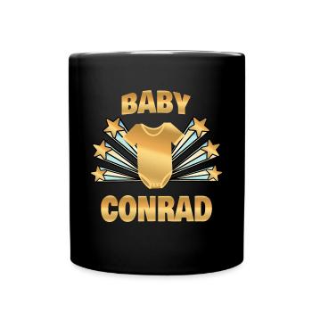 Naissance de Conrad - Mug uni - noir - Devant
