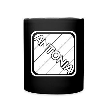 Antonia - Full Colour Mug - black - Front