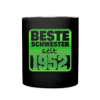 Geschwister 1952 - Tasse einfarbig - Schwarz - Vorne