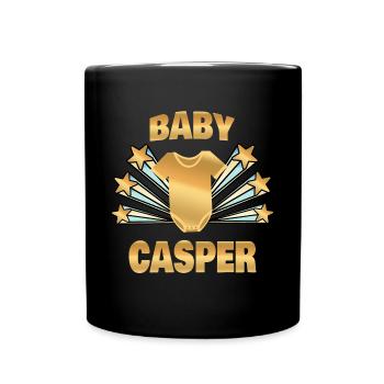 Geschenk für Casper - Tasse einfarbig - Schwarz - Vorne