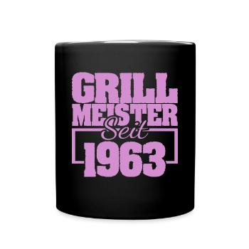 Barbecue 1963 - Mug uni - noir - Devant