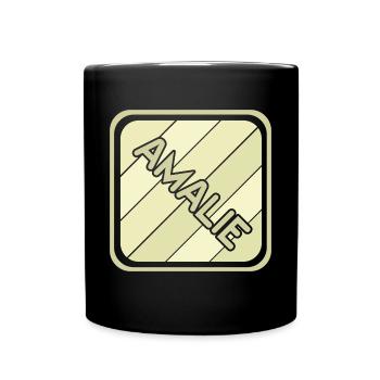 Amalie - Full Colour Mug - black - Front