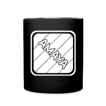 Amaya comme nom de fille - Mug uni - noir - Devant