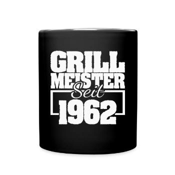 Grill tongs 1962 - Full Colour Mug - black - Front