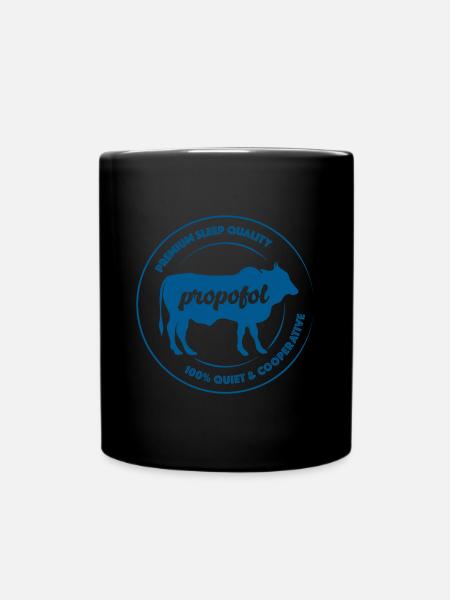 Propofol - Anesthesia - Full Colour Mug - black