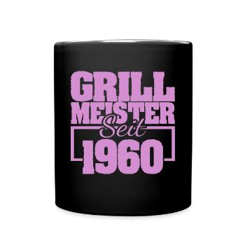 Barbecue 1960 - Full Colour Mug - black - Front