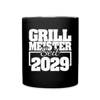 2029 - Tasse einfarbig - Schwarz - Vorne
