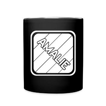 Amalie - Full Colour Mug - black - Front