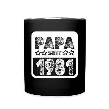 1981 - Tasse einfarbig - Schwarz - Vorne