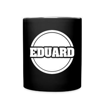 First name Eduard - Full Colour Mug - black - Front