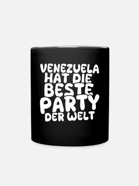 Venezuela als Urlaubsland - Tasse einfarbig - Schwarz