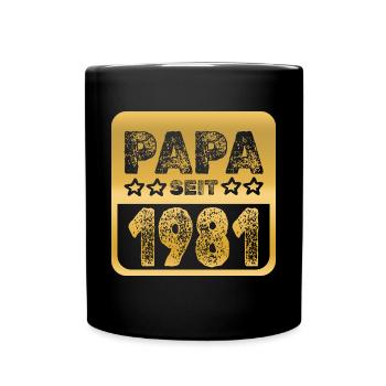 1981 - Tasse einfarbig - Schwarz - Vorne