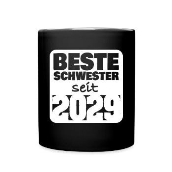 2029 - Tasse einfarbig - Schwarz - Vorne