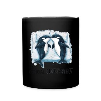 Chemise de nuit officielle Orca - Mug uni - noir - Devant
