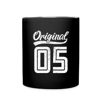 2005 Original 05 Né en 2005 - Mug uni - noir - Devant