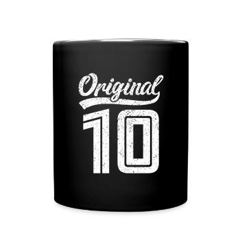 2010 Original 10 geboren 2010 - Tasse einfarbig - Schwarz - Vorne