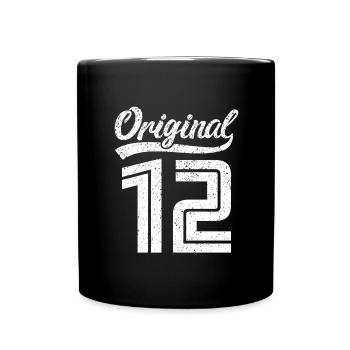 2012 Original 12 nés en 2012 - Mug uni - noir - Devant
