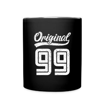 1999 Original 99 geboren 1999 - Tasse einfarbig - Schwarz - Vorne