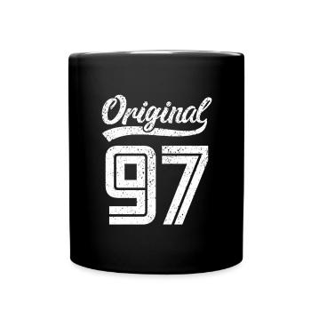 1997 Original 97 geboren 1997 - Tasse einfarbig - Schwarz - Vorne