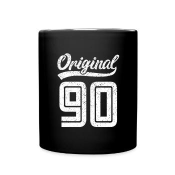 1990 Original 90 Né en 1990 - Mug uni - noir - Devant