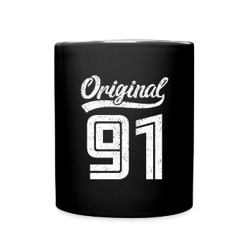 1991 Original 91 born 1991 - Full Colour Mug - black - Front