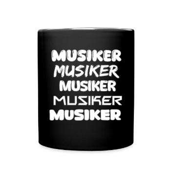 Musicien - Mug uni - noir - Devant
