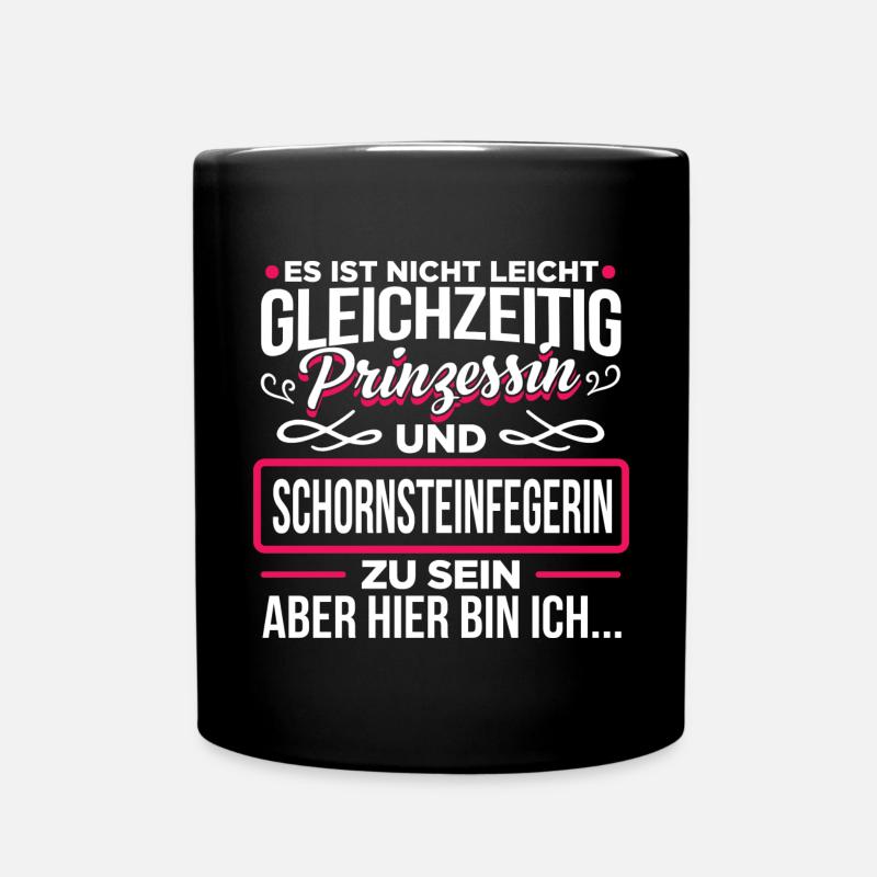 SCHORNSTEINFEGERIN - Prinzessin - Tasse einfarbig - Schwarz