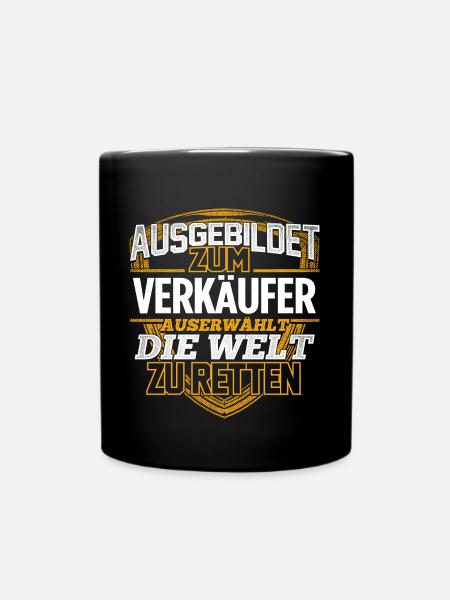 VERKÄUFER - Der Auserwählte - Tasse einfarbig - Schwarz