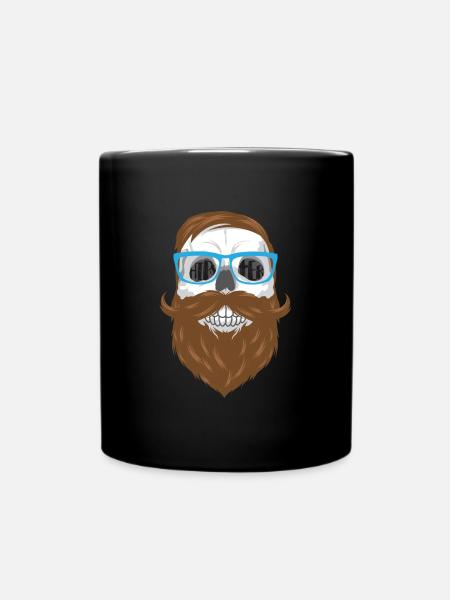 Hipster crâne - Mug uni - noir